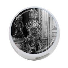 Vintage France Palace Of Versailles Astronomical Clock Single-sided 4 Port Usb Hub (round) by Vintagephotos