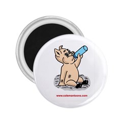 Pig3 Regular Magnet (round)