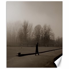 Foggy Morning, Oxford 8  X 10  Unframed Canvas Print