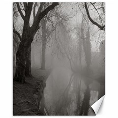 Foggy Morning, Oxford 11  X 14  Unframed Canvas Print