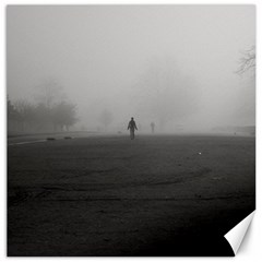 Foggy Morning, Oxford 12  X 12  Unframed Canvas Print