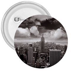 New York, Usa Large Button (round) by artposters