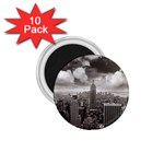 New York, USA 10 Pack Small Magnet (Round) Front