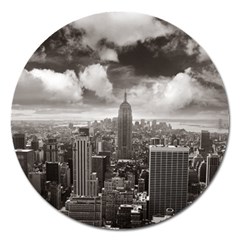 New York, Usa Extra Large Sticker Magnet (round)