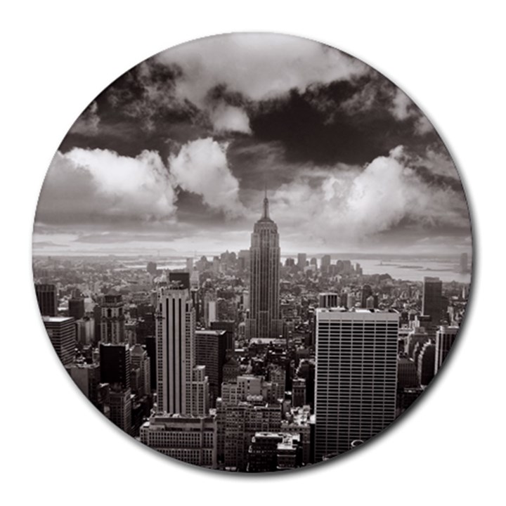 New York, USA 8  Mouse Pad (Round)