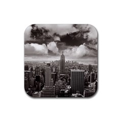 New York, Usa Rubber Drinks Coaster (square)