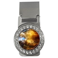 Cloudscape Money Clip With Gemstones (round) by artposters