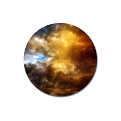 Cloudscape Large Sticker Magnet (round) by artposters