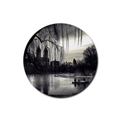 Central Park, New York Rubber Drinks Coaster (round) by artposters