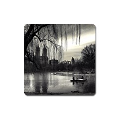 Central Park, New York Large Sticker Magnet (square) by artposters