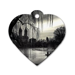 Central Park, New York Twin-sided Dog Tag (heart) by artposters