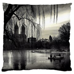 Central Park, New York Large Cushion Case (one Side) by artposters