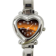 Waterscape, Switzerland Classic Elegant Ladies Watch (heart) by artposters