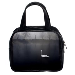 Swan Twin-sided Satchel Handbag by artposters