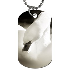 Swan Twin-sided Dog Tag by artposters