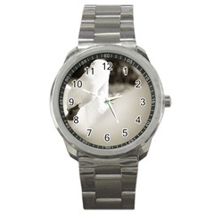 Swan Stainless Steel Sports Watch (round)