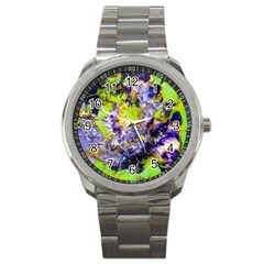 Being Green1a Stainless Steel Sports Watch (round)