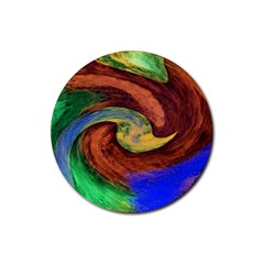 Culture Mix Rubber Drinks Coaster (round) by dawnsebaughinc