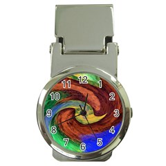 Culture Mix Chrome Money Clip With Watch