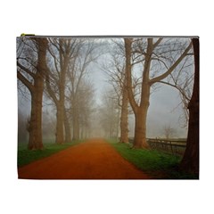 Foggy Morning, Oxford Extra Large Makeup Purse by artposters