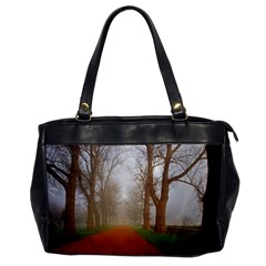 Foggy Morning, Oxford Single-sided Oversized Handbag by artposters