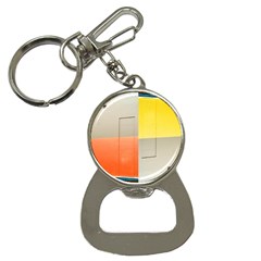 geometry Key Chain with Bottle Opener