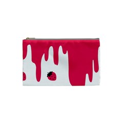 Melting Strawberry Small Makeup Purse by strawberrymilk