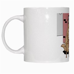 Kangaroo Shopping For Pocket Pcs White Coffee Mug by ColemantoonsFunnyStore