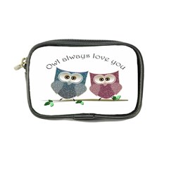 Owl Always Love You, Cute Owls Ultra Compact Camera Case by DigitalArtDesgins