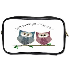 Owl Always Love You, Cute Owls Twin-sided Personal Care Bag by DigitalArtDesgins