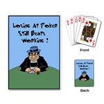 Losing At Poker Playing Cards Single Design Back
