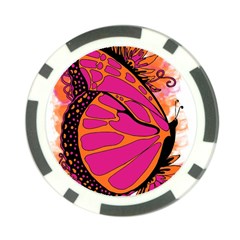 Pink Butter T Copy 10 Pack Poker Chip by colormebrightly