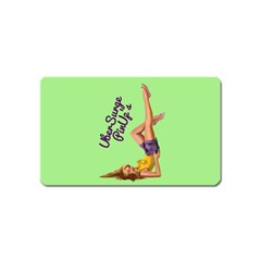 Pin Up Girl 4 Name Card Sticker Magnet