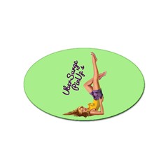 Pin Up Girl 4 10 Pack Sticker (oval)