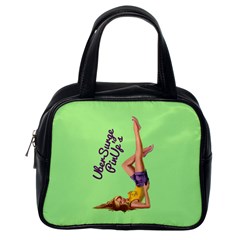 Pin Up Girl 4 Single-sided Satchel Handbag by UberSurgePinUps