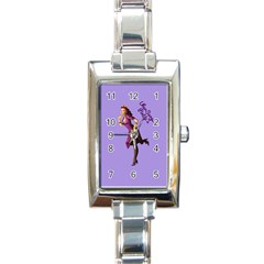 Pin Up 3 Classic Elegant Ladies Watch (rectangle) by UberSurgePinUps