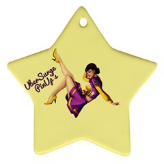 Pin Up Girl 1 Ornament (star) by UberSurgePinUps