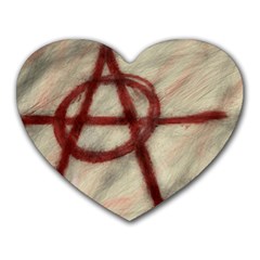 Anarchy Mouse Pad (heart) by VaughnIndustries