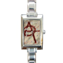 Anarchy Classic Elegant Ladies Watch (rectangle) by VaughnIndustries