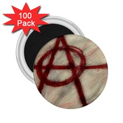 Anarchy 100 Pack Regular Magnet (round) by VaughnIndustries