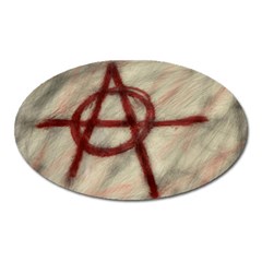 Anarchy Large Sticker Magnet (oval) by VaughnIndustries