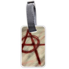 Anarchy Single-sided Luggage Tag by VaughnIndustries