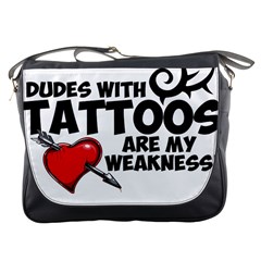 Dudes With Tattoos Messenger Bag by VaughnIndustries