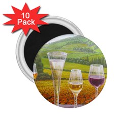 Vine 10 Pack Regular Magnet (round)