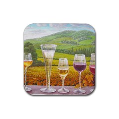 Vine Rubber Drinks Coaster (square) by fabfunbox