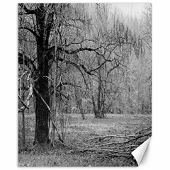 Black And White Forest 16  X 20  Unframed Canvas Print by Elanga