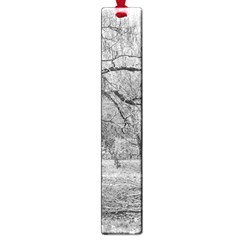 Black And White Forest Large Book Mark by Elanga