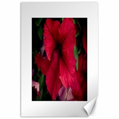 Red Peonies 24  X 36  Unframed Canvas Print
