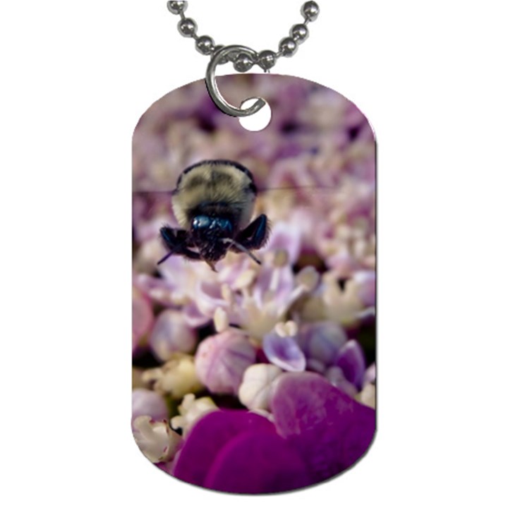 Flying Bumble Bee Single-sided Dog Tag