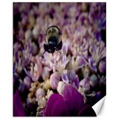 Flying Bumble Bee 11  X 14  Unframed Canvas Print by Elanga